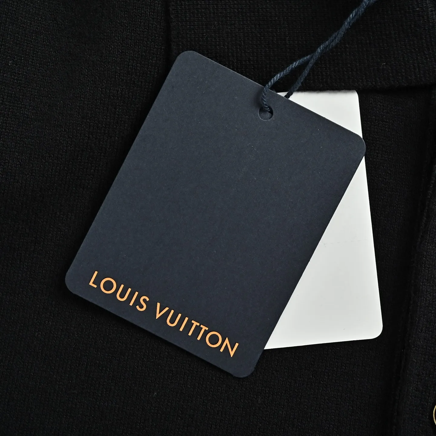 Louis Vuitton/Louis Vuitton logo knitted Polo short sleeves